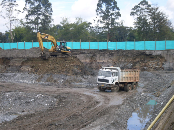 explotacion de un aluvion