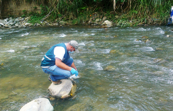 muestreo de aguas